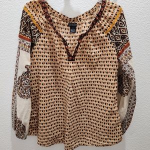 Lucky Brand boho blouse
